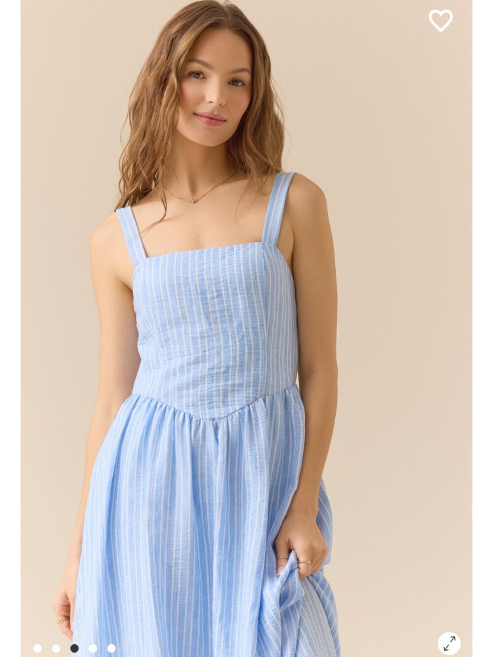 NWT Altar'd State Maggie Stripe Maxi Dress - Picture 3 of 5